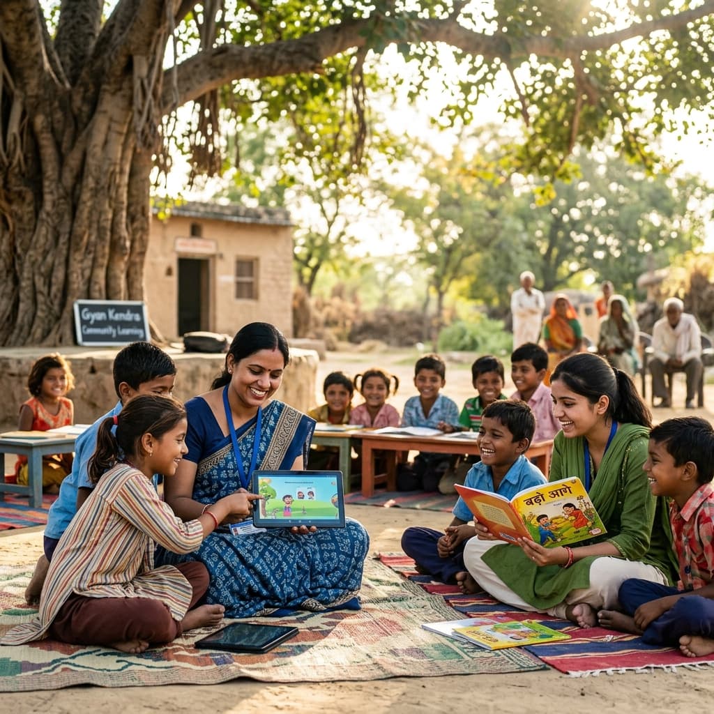 Flarelap Foundation outreach program in India